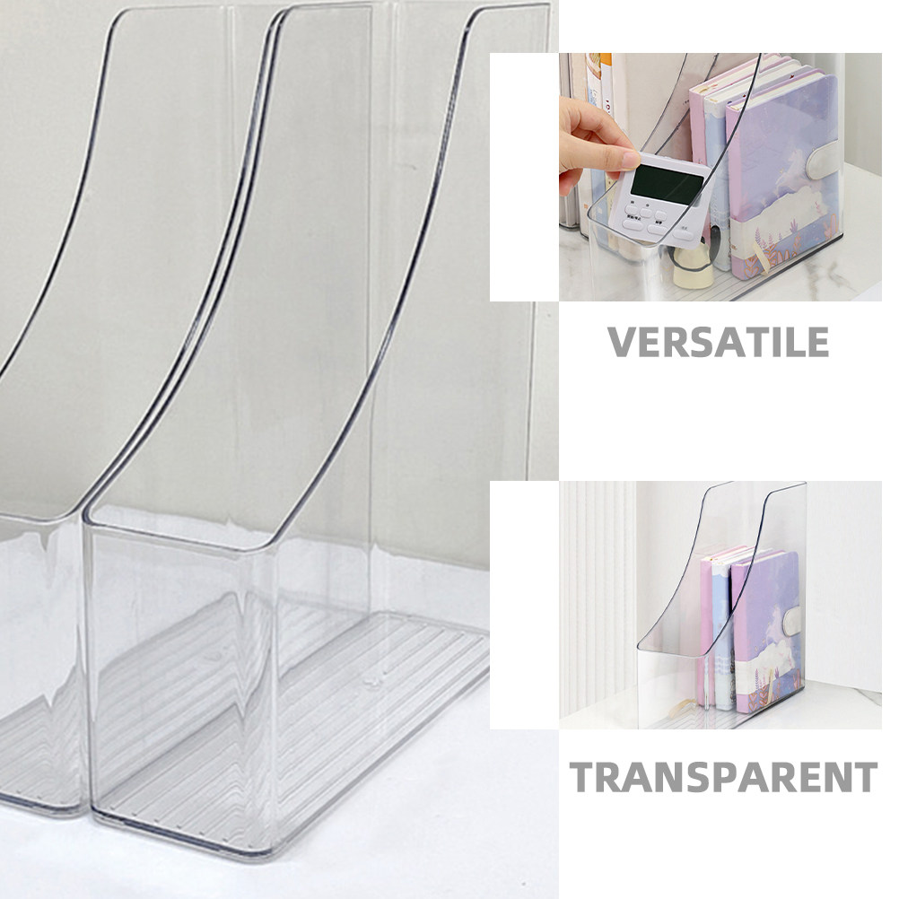 2Pcs Transparent File Organize - Magazine Holder Rack incelemesi ve fiyatı