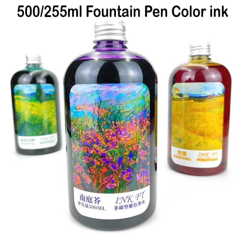 500ml/255/50ml 24 Colors Bottl - Fountain Pen Bottled Ink incelemesi ve fiyatı