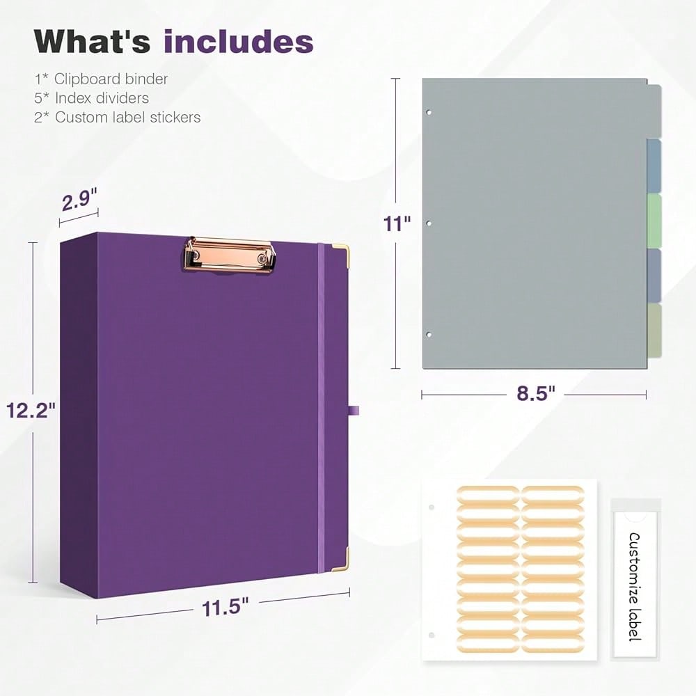 Mini 3 Ring Binder 2 Inch For  - Tab Divider A4 incelemesi ve fiyatı