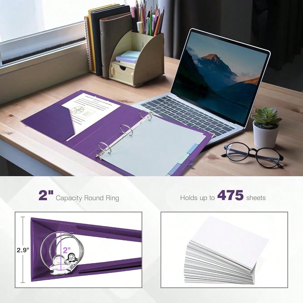 Mini 3 Ring Binder 2 Inch For  - Tab Divider A4 incelemesi ve fiyatı