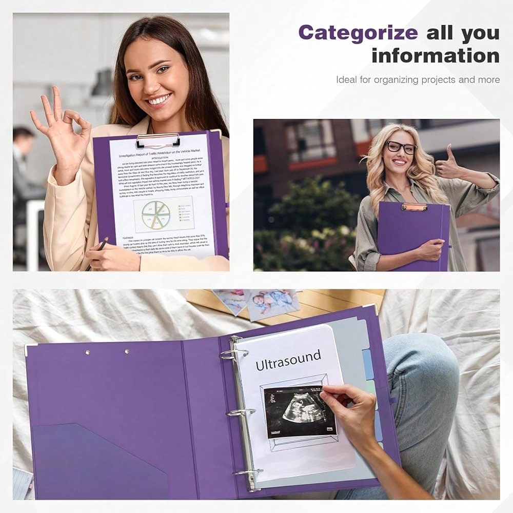 Mini 3 Ring Binder 2 Inch For  - Tab Divider A4 incelemesi ve fiyatı