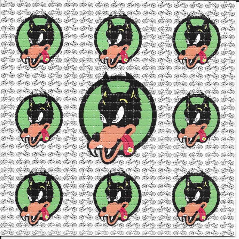 Dire Wolf Psychedelic LSD Acid - Ink Blotter Paper incelemesi ve fiyatı