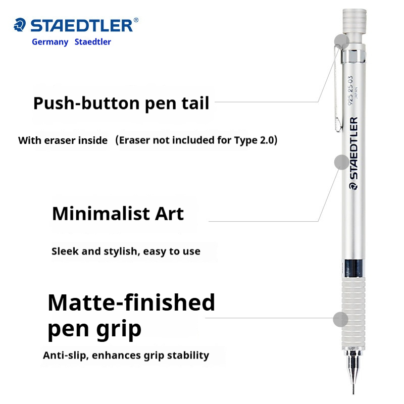 Staedtler 925 Full Metal Draft - Mechanical Pencil 0.3 incelemesi ve fiyatı