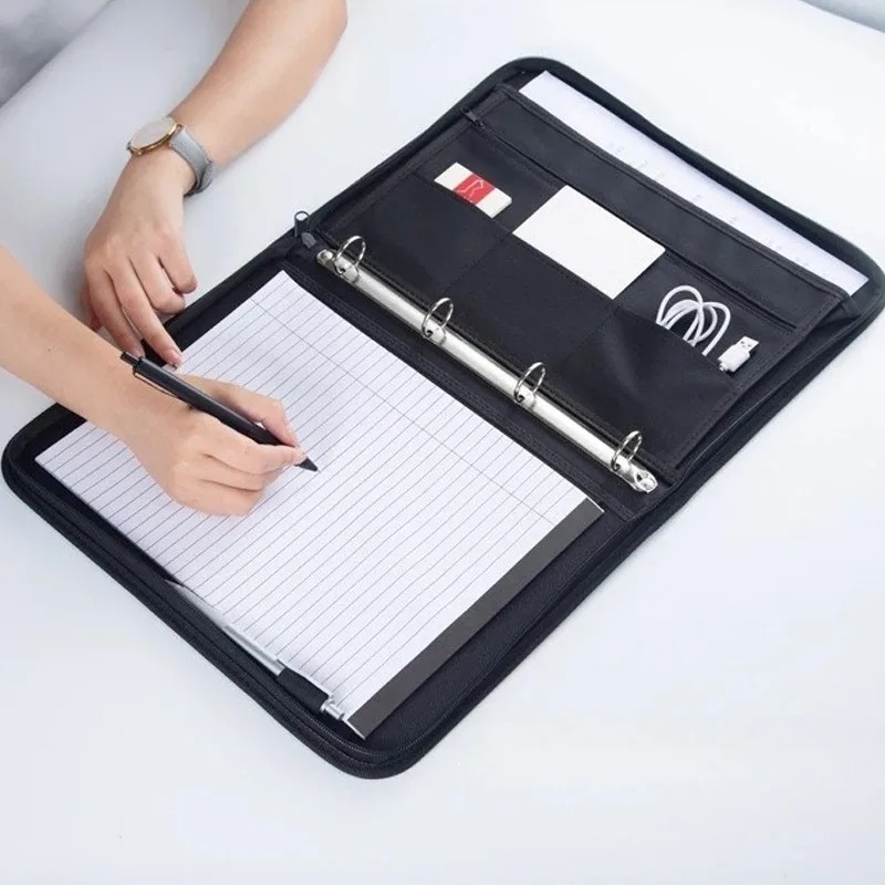 Large Black Business Portfolio - Binder A4 Lever incelemesi ve fiyatı