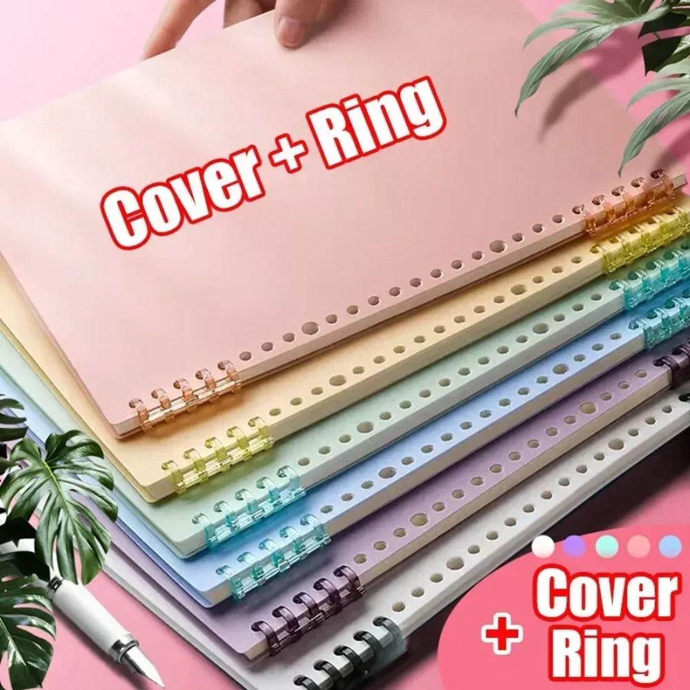 4Pcs PP Loose-leaf Book Cover  - Binder A4 Lever incelemesi ve fiyatı