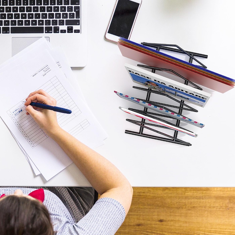 Triangle Desk File Organizer,  - Magazine Holder Rack incelemesi ve fiyatı