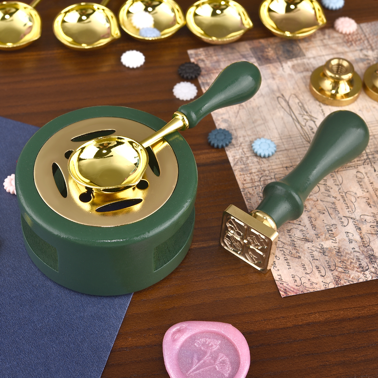 2/3Pcs Set Retro Sealing Wax F - Wax Seal Stamp Set incelemesi ve fiyatı