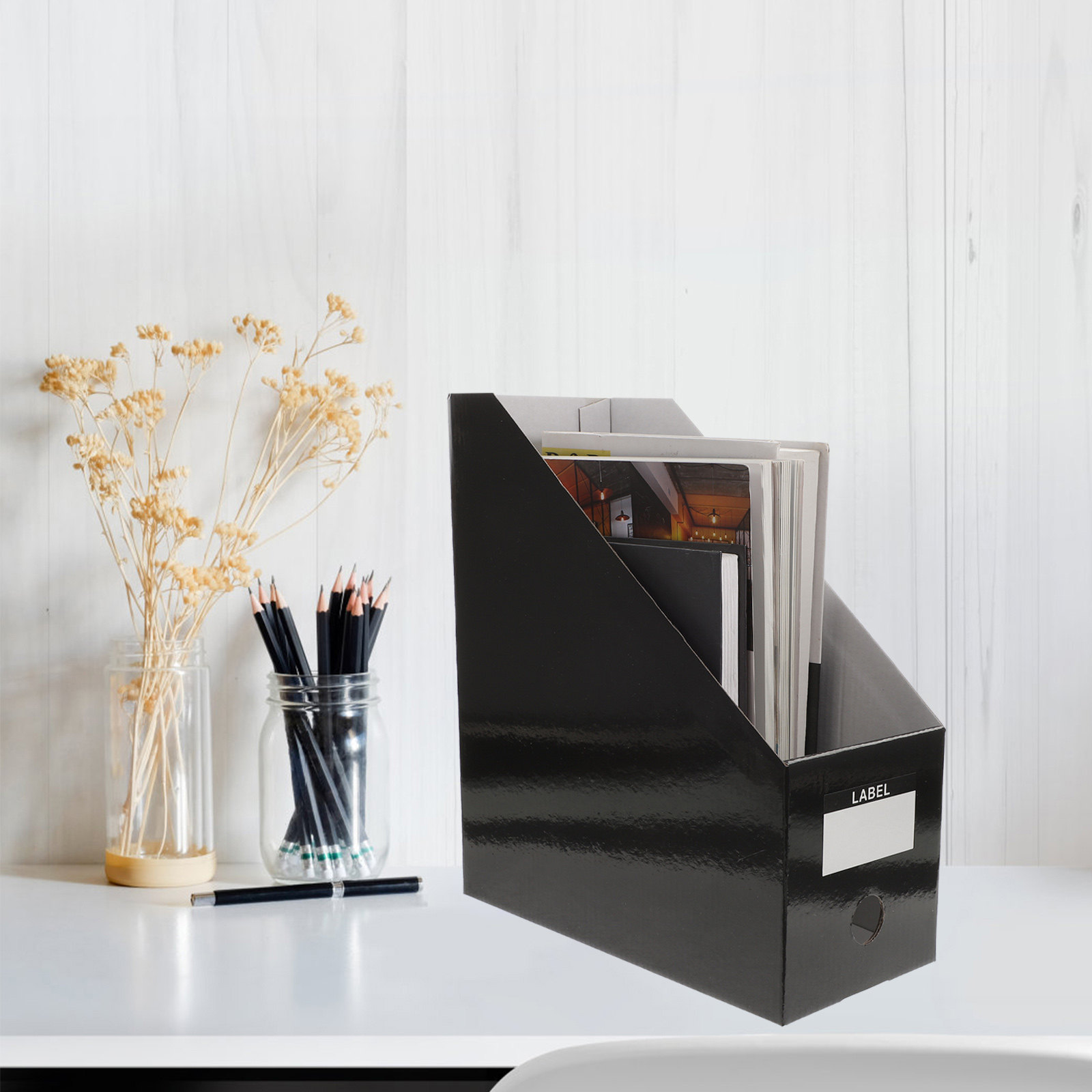 3Pcs Desktop File Organizer Ra - Magazine Holder Rack incelemesi ve fiyatı