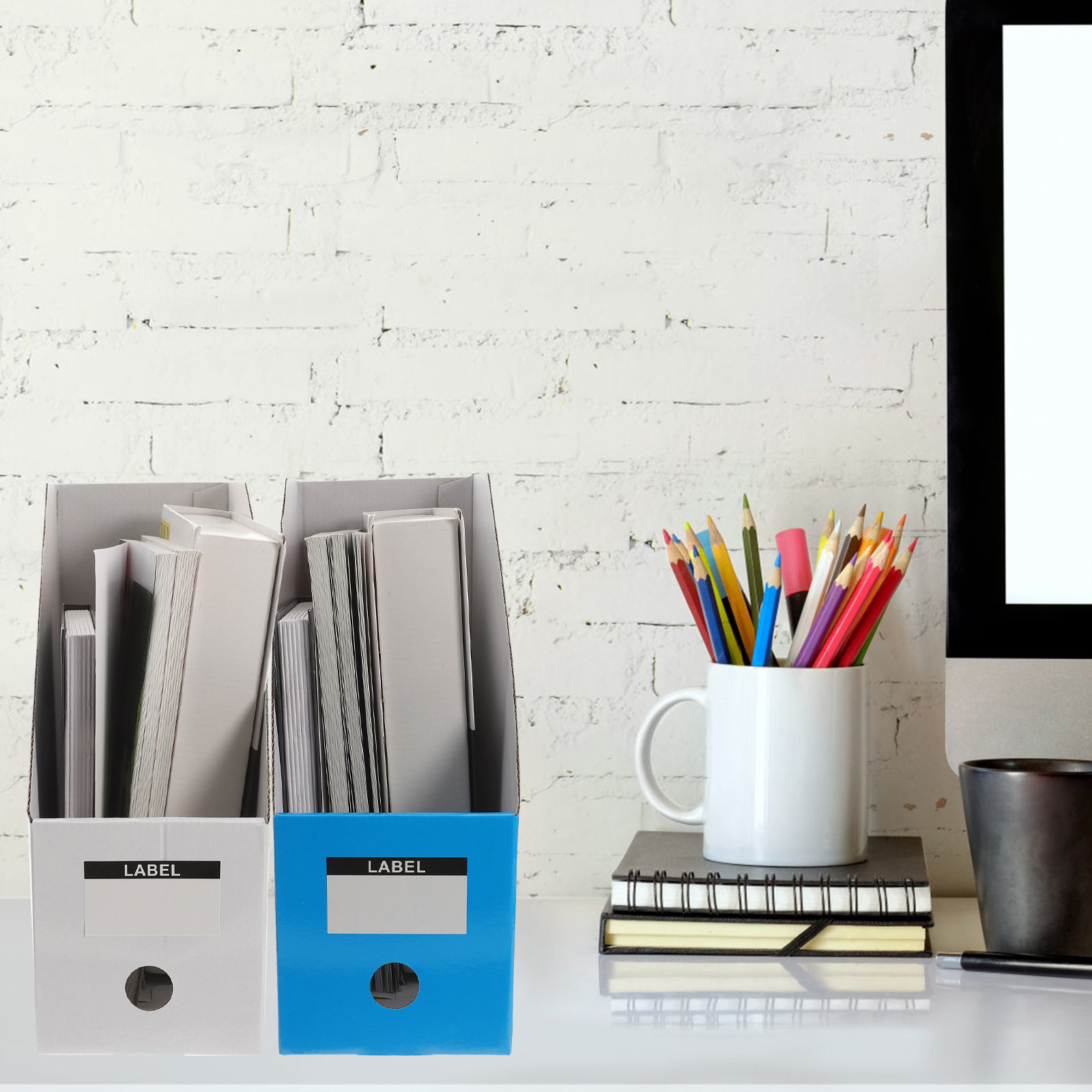 3Pcs Desktop File Organizer Ra - Magazine Holder Rack incelemesi ve fiyatı