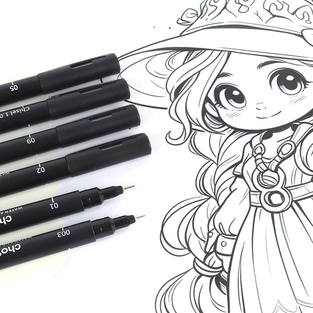 Black Micro Pens,15 Sizes,Wate - Correction Pen Fine incelemesi ve fiyatı