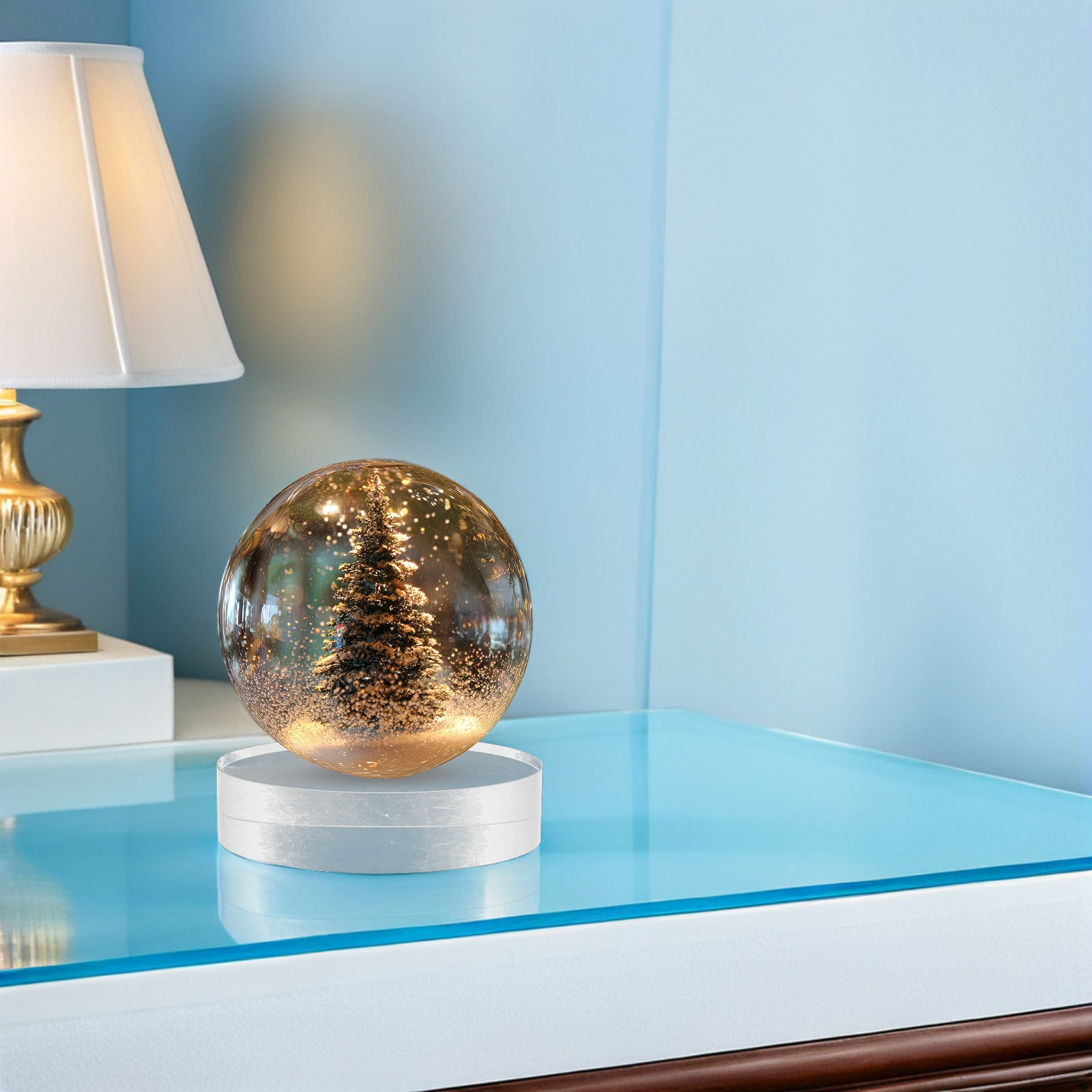 2Pcs Crystal Round Paperweight - Book Weight Glass incelemesi ve fiyatı