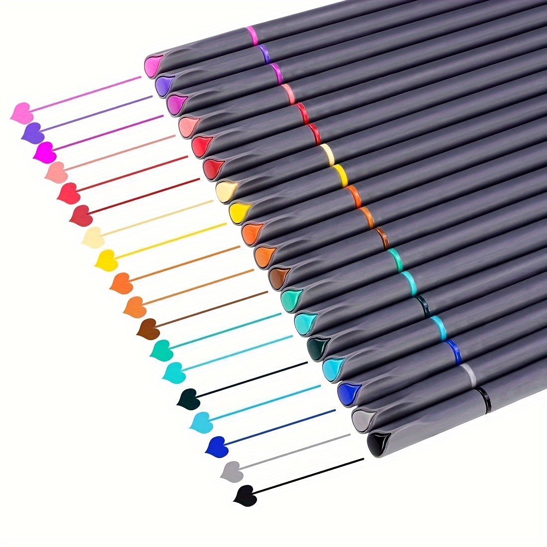 12-100pcs Colorful Line Drawin - Correction Pen Fine incelemesi ve fiyatı
