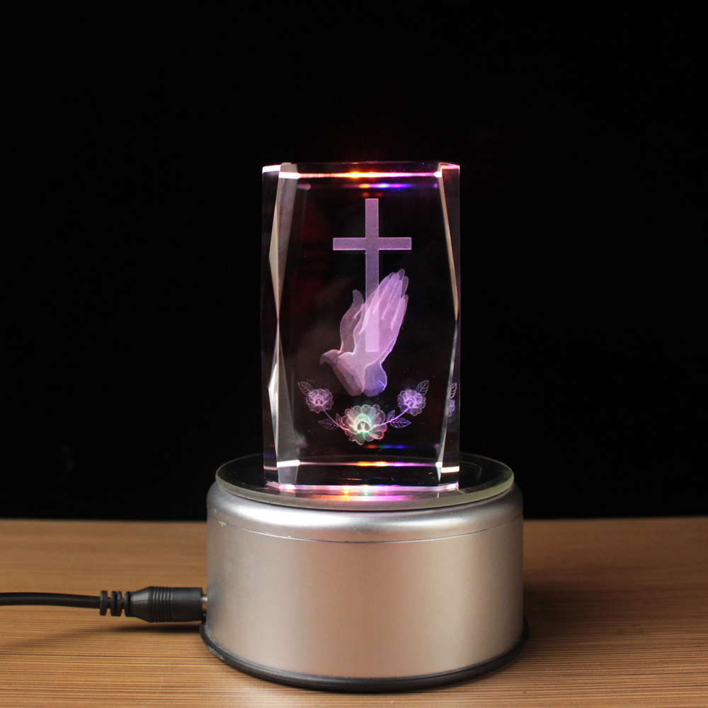 3D Laser Crystal Religious Cub - Paper Weight Crystal incelemesi ve fiyatı