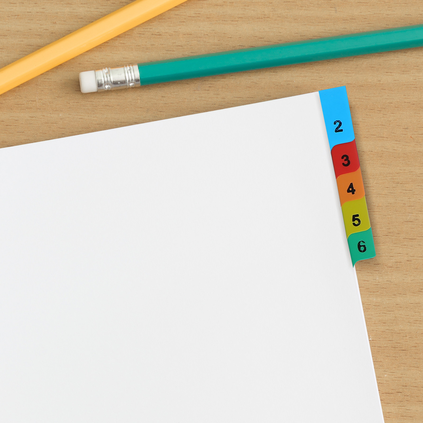 20 Pages A4 Colorful Plastic B - Tab Divider A4 incelemesi ve fiyatı