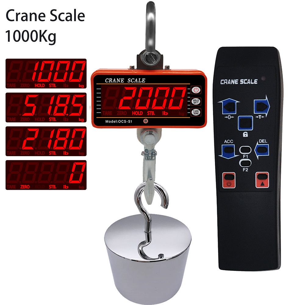 Digital Crane Scale 500kg 1000 - Tape Dispenser Weighted incelemesi ve fiyatı