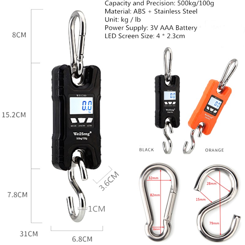 Digital Crane Scale 500kg 1000 - Tape Dispenser Weighted incelemesi ve fiyatı