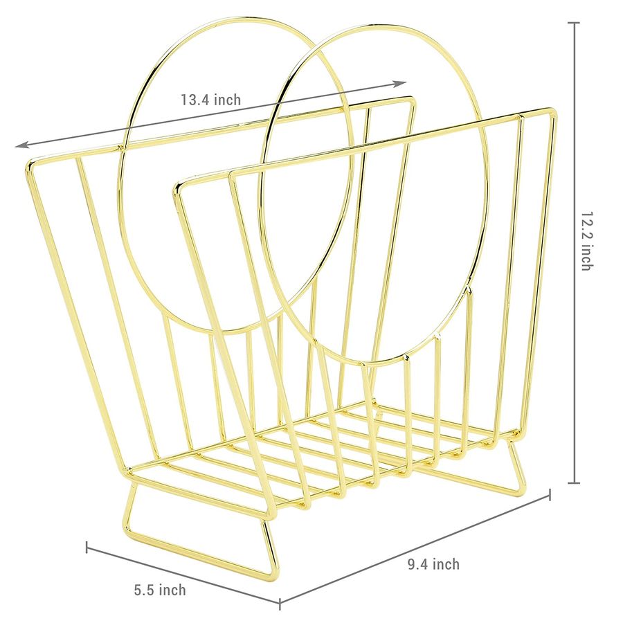 MidCentury Brass Plated Metal  - Magazine Holder Rack incelemesi ve fiyatı