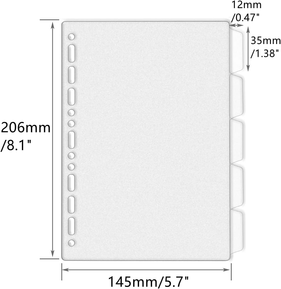 A4 A5 B5 Binder Dividers Gener - Tab Divider A4 incelemesi ve fiyatı