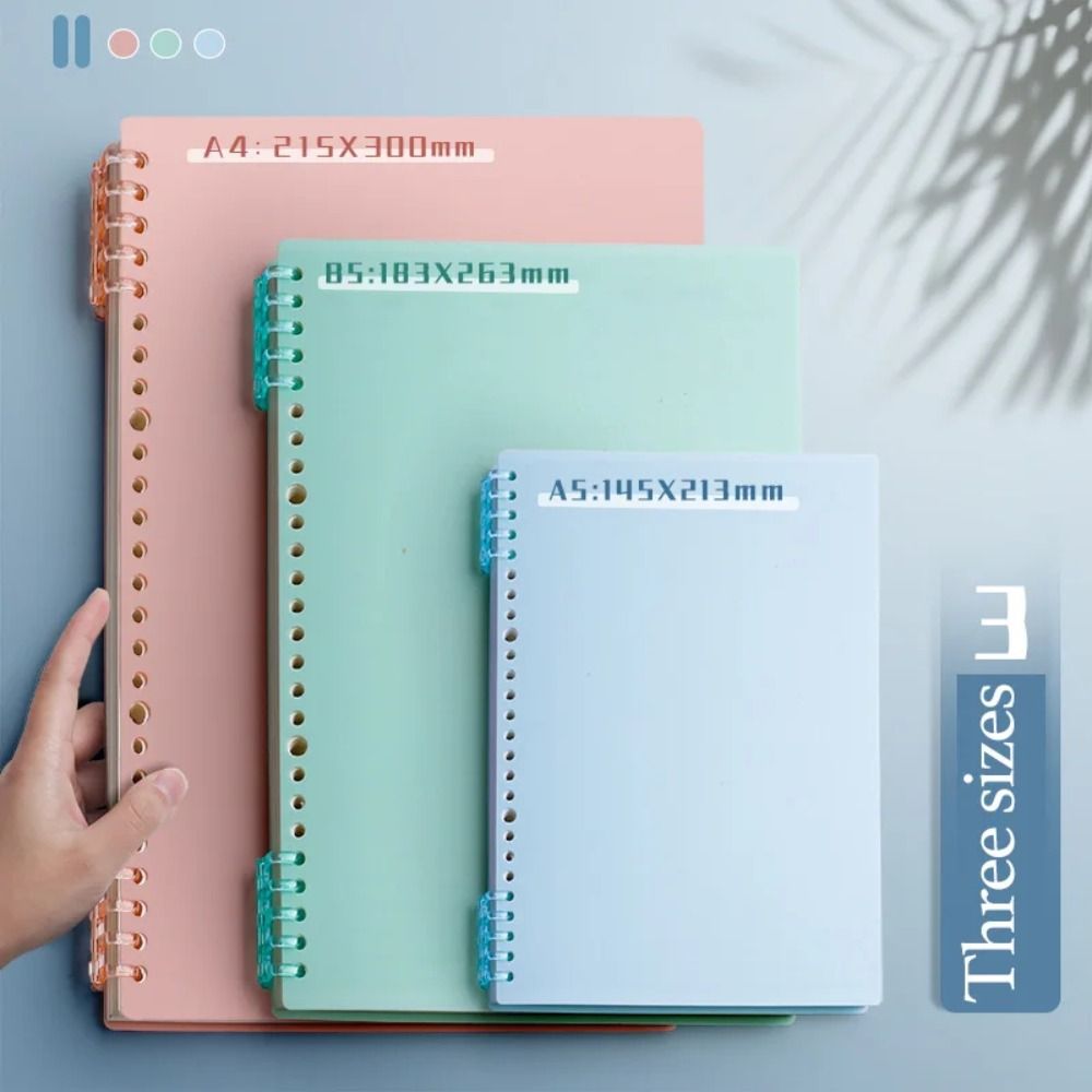 4Pcs PP Loose-leaf Book Cover  - Binder A4 Lever incelemesi ve fiyatı