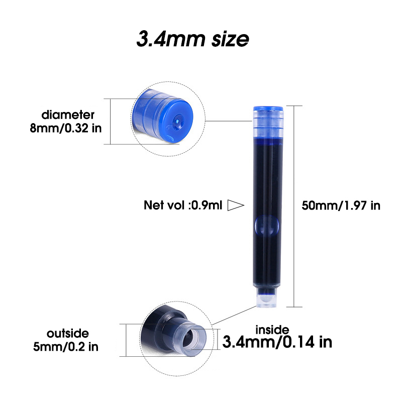 50pcs Fountain Pen Ink Cartrid - Fountain Pen Bottled Ink incelemesi ve fiyatı