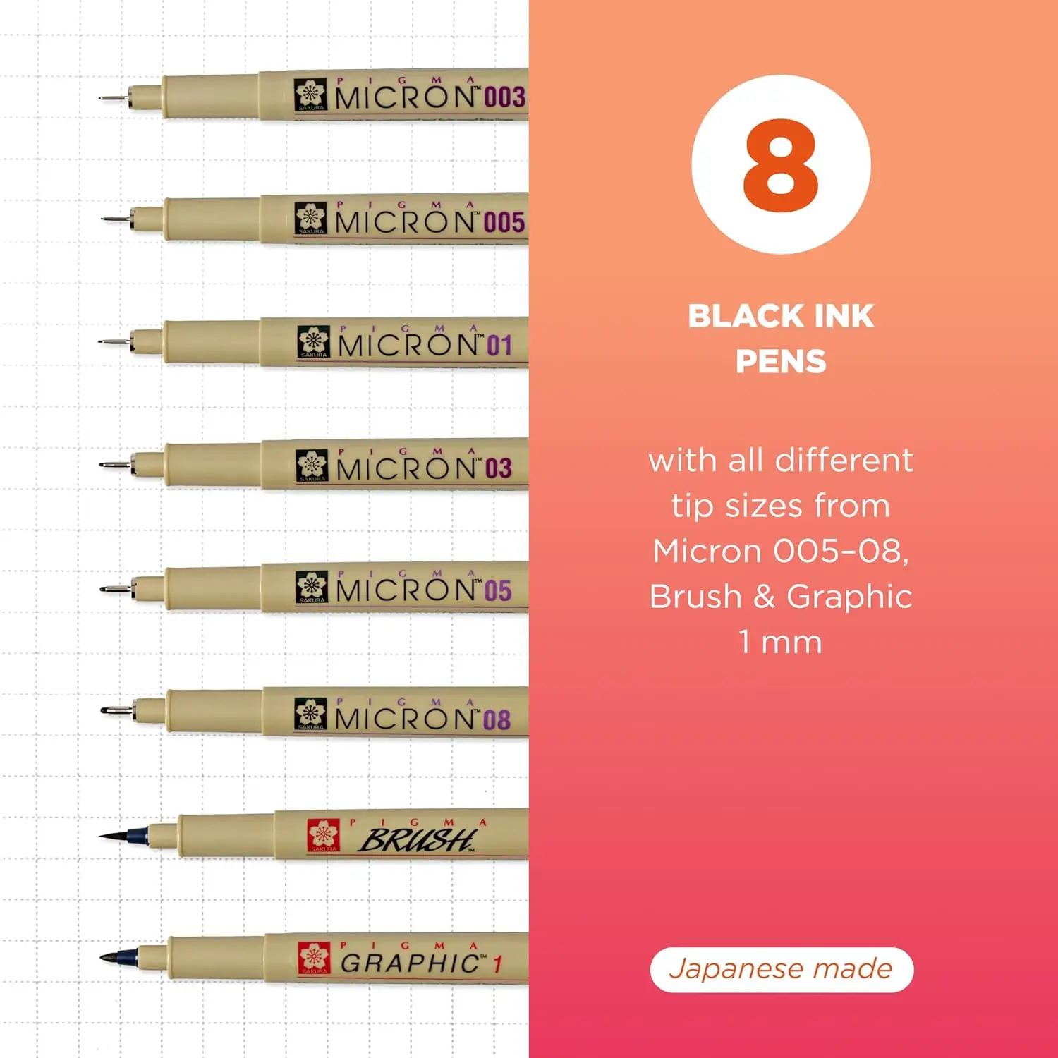 Fineliner Drawing Pens Set, 8  - Archive Box Set incelemesi ve fiyatı