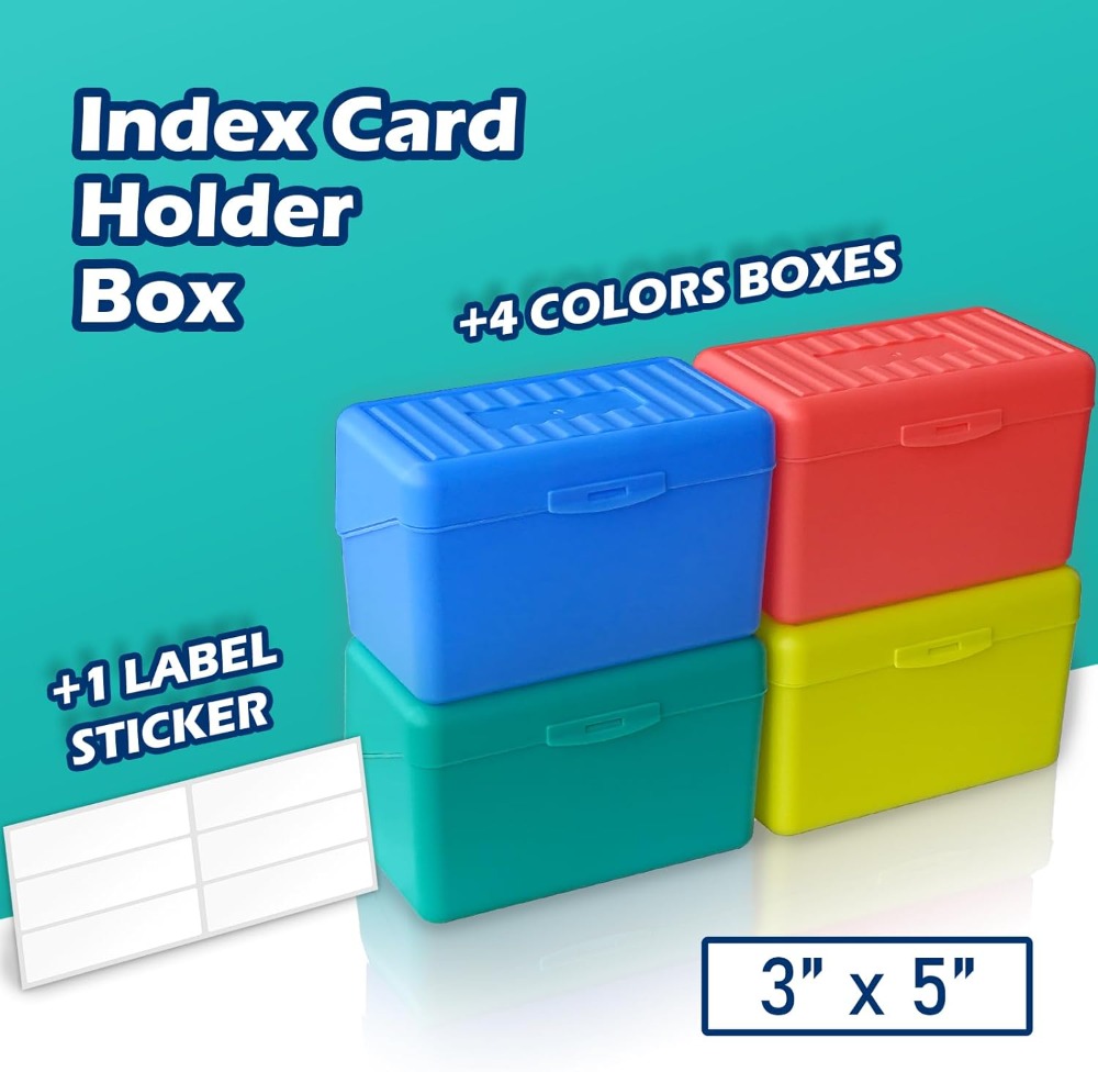 Olivo Index Card Holder Box 3x - Index Card Holder incelemesi ve fiyatı