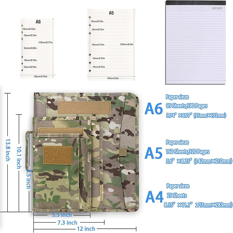 Tactical Outdoor Padfolio Ring - Binder A4 Lever incelemesi ve fiyatı