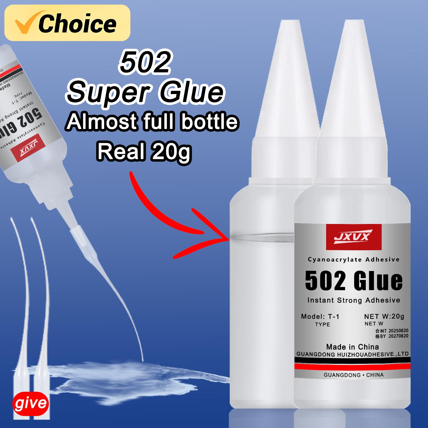 Net Weight 20g 502 Super Glue  - Book Weight Glass incelemesi ve fiyatı