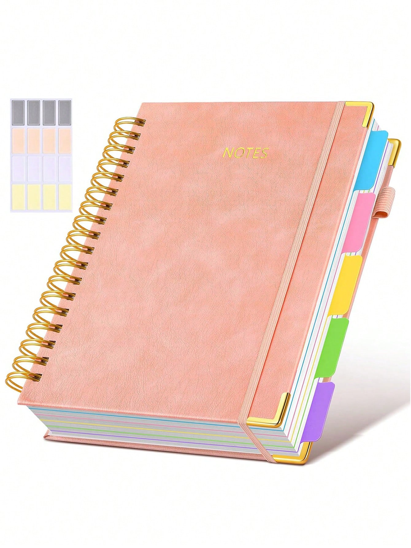 1PC Hardcover Spiral Notebook  - Tab Divider A4 incelemesi ve fiyatı