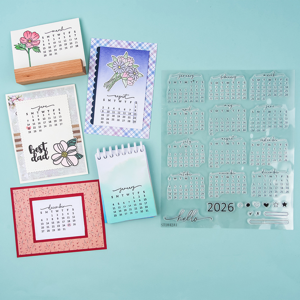 Calendar Date 2026 Clear Stamp - Rubber Date Stamp incelemesi ve fiyatı