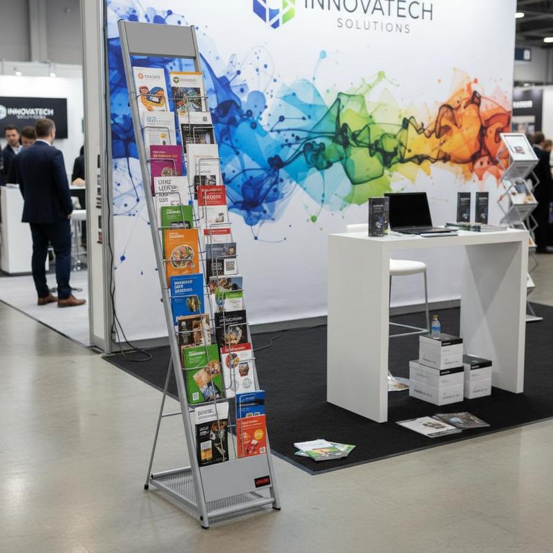 Brochure Display Rack, 10 Pock - Magazine Holder Rack incelemesi ve fiyatı