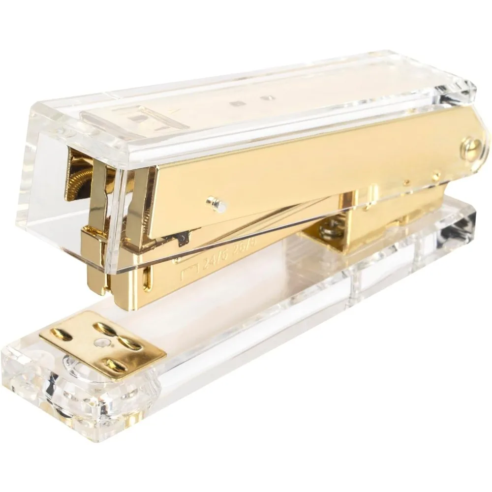 Compact Clear Acrylic Gold Sta - Stapler Half Strip incelemesi ve fiyatı