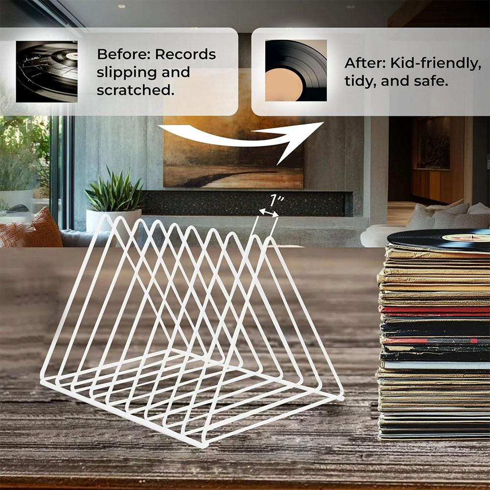 Multifunctional Triangle CD St - Magazine Holder Rack incelemesi ve fiyatı