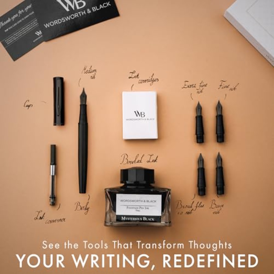 Fountain Pen Gift Set, Include - Fountain Pen Bottled Ink incelemesi ve fiyatı