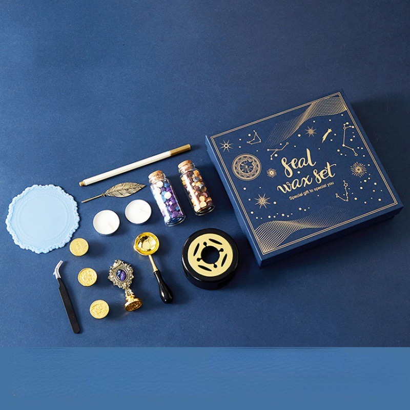 Starry Fire Lacquer Stamp Set  - Wax Seal Stamp Set incelemesi ve fiyatı