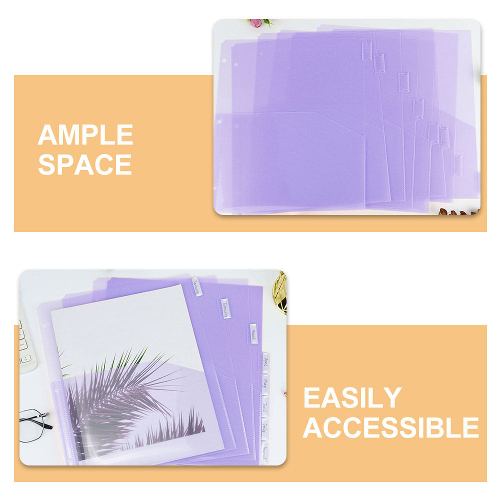 2Sets Binder Dividers A4 Plast - Tab Divider A4 incelemesi ve fiyatı