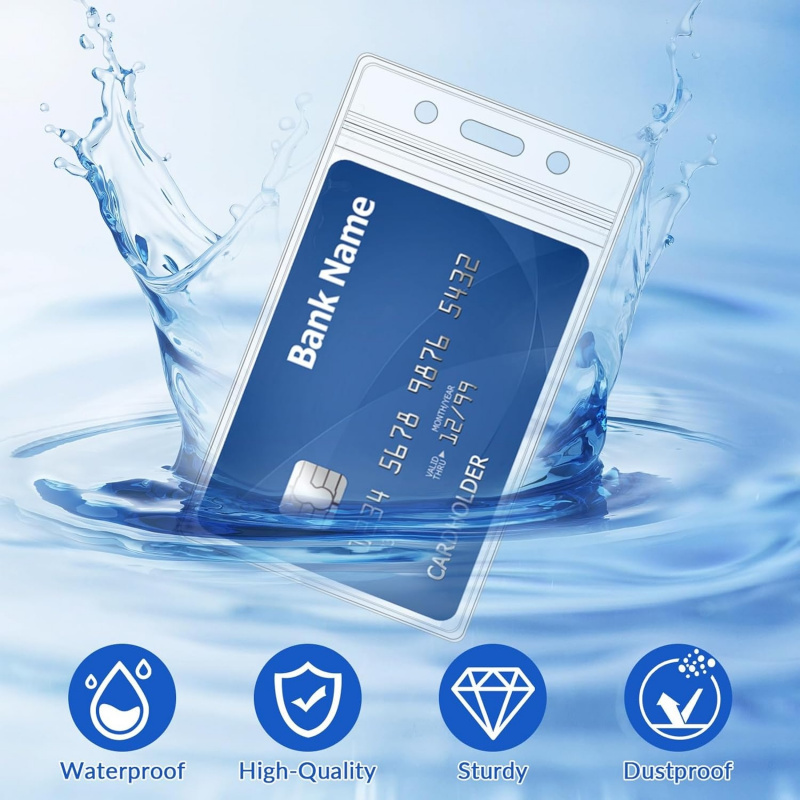 50 PCS Plastic Badge Holder, V - Index Card Holder incelemesi ve fiyatı
