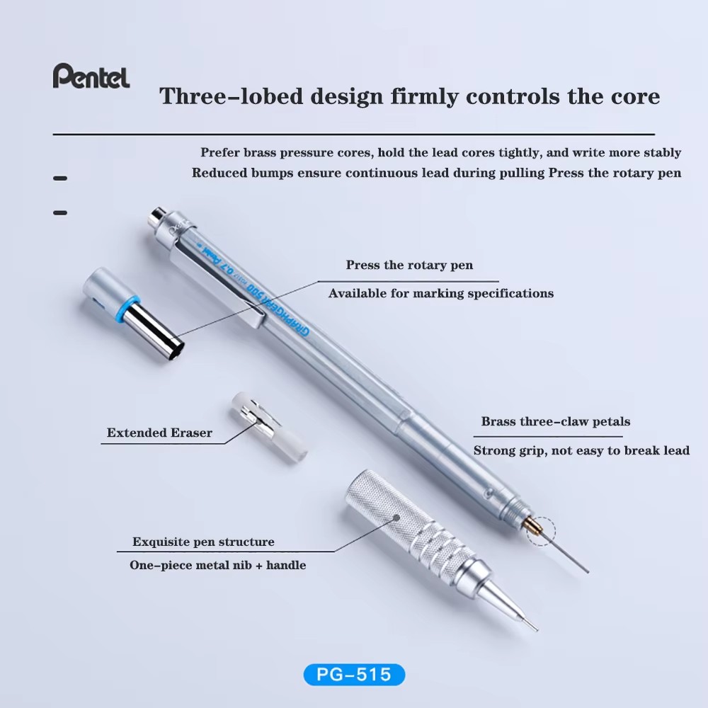 1pc Pentel Graphgear 500 Draft - Mechanical Pencil 0.3 incelemesi ve fiyatı