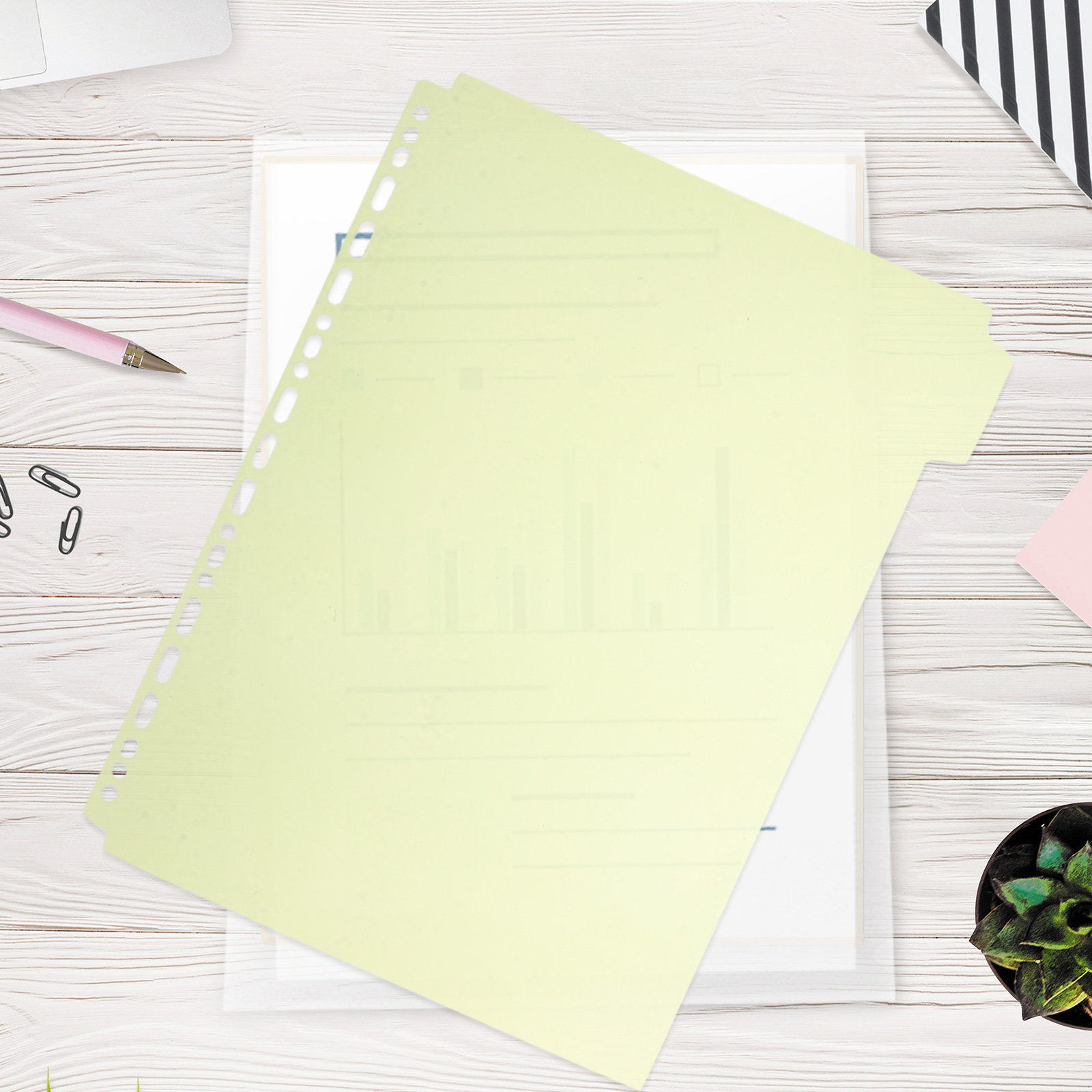 6Pcs File Binder Dividers A4 I - Tab Divider A4 incelemesi ve fiyatı