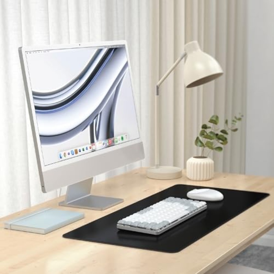 Vegan Leather Desk Mat Large M - Leather Desk Pad incelemesi ve fiyatı